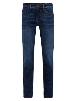 CROSS JEANS Antonio Five Pocket - Indigo Shadow Crincle - E161-300