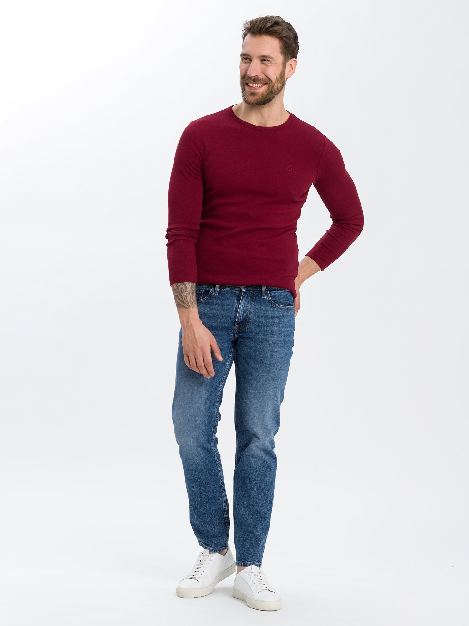 CROSS JEANS Antonio Five Pocket - Blue Harbor Wash - E161-301 von Cross Jeans
