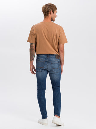 CROSS JEANS Scott Five Pocket - Vintage Denim Sky - E162-005