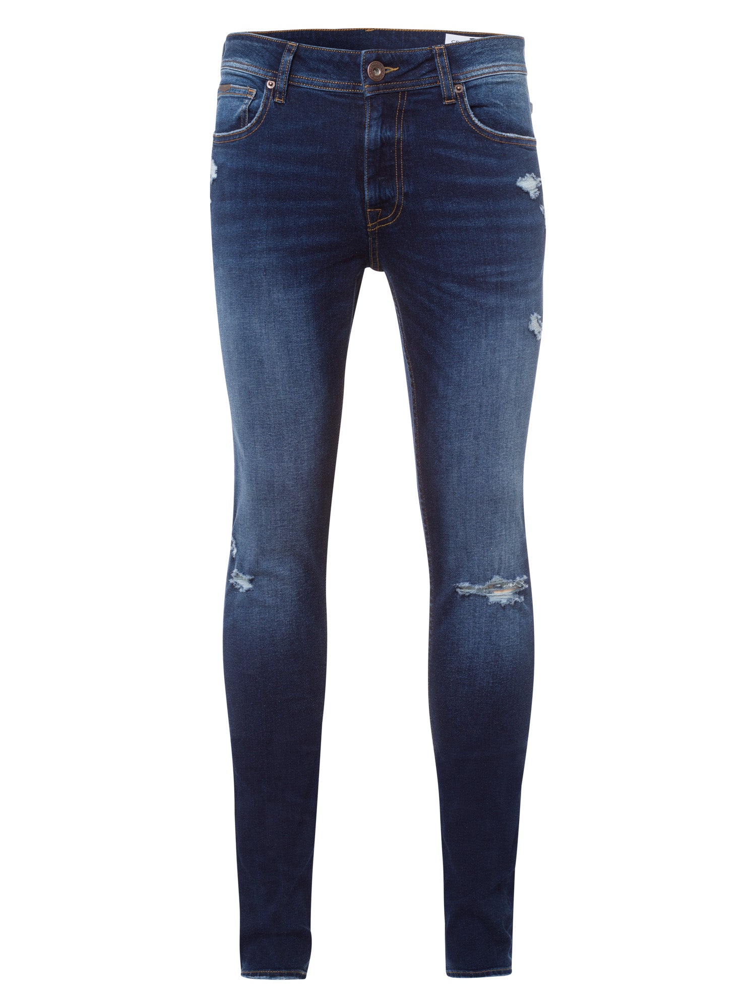 CROSS JEANS SCOTT Five Pocket - Midnight Indigo Shred - E162-006