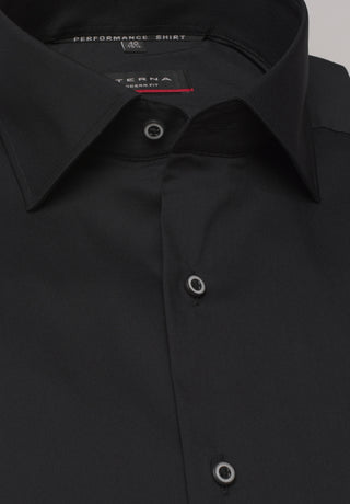 ETERNA COMFORT FIT Performance Shirt - Midnight Ink Black - 3377-39-E17K