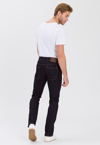 CROSS JEANS DYLAN Five Pocket - Midnight Cocoa Rinse - E195-079