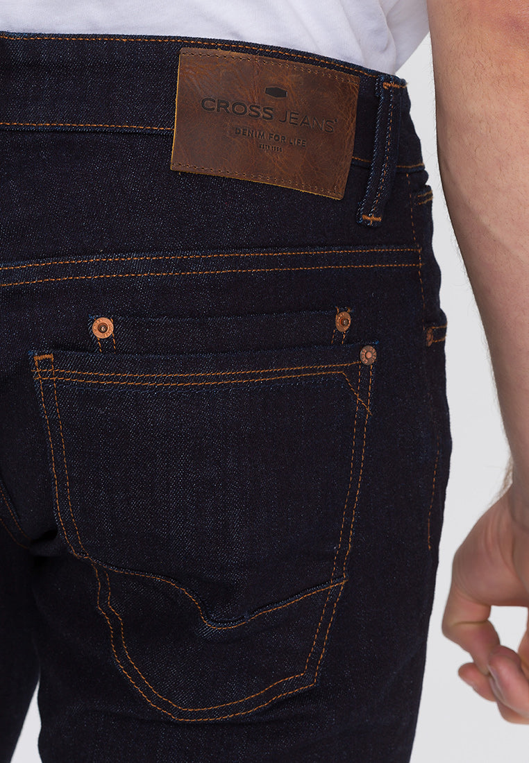 CROSS JEANS DYLAN Five Pocket - Midnight Cocoa Rinse - E195-079 von Cross Jeans