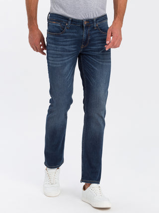 CROSS JEANS DYLAN Jeans - Deep Navy Vintage - E195-096