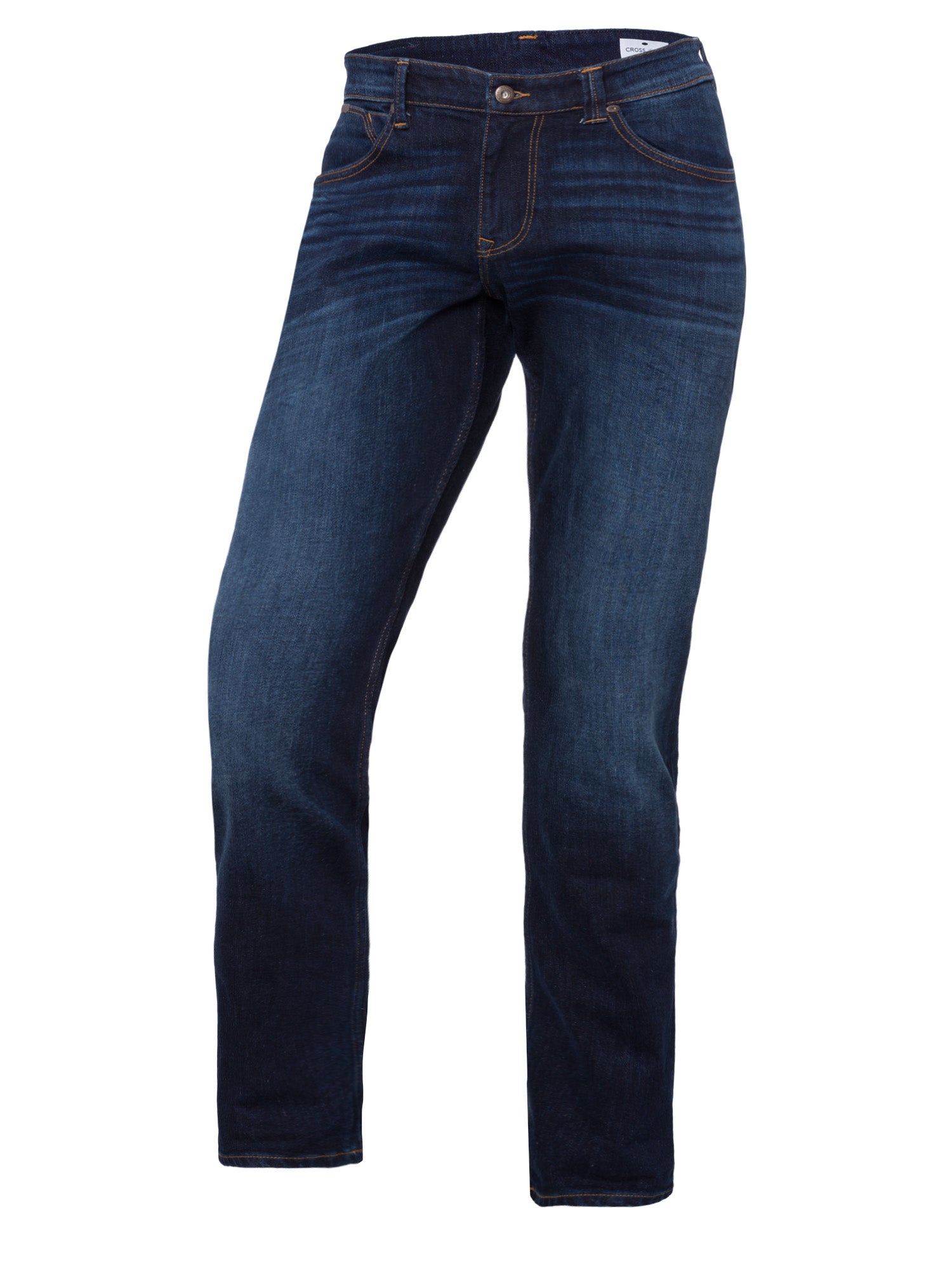 CROSS JEANS DYLAN Hose - Deep Indigo Wash - E195-110