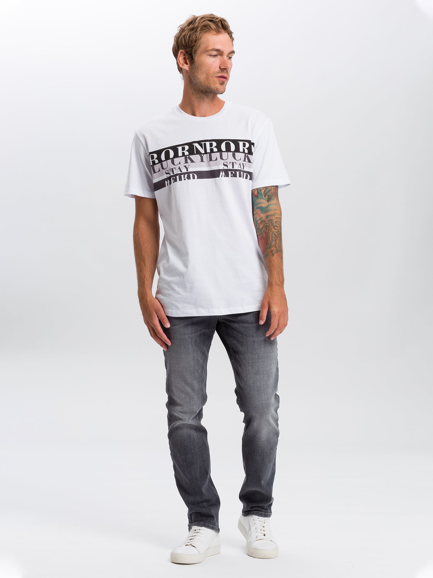 CROSS JEANS DYLAN Jeans - Pewter Mist - E195-112 von Cross Jeans