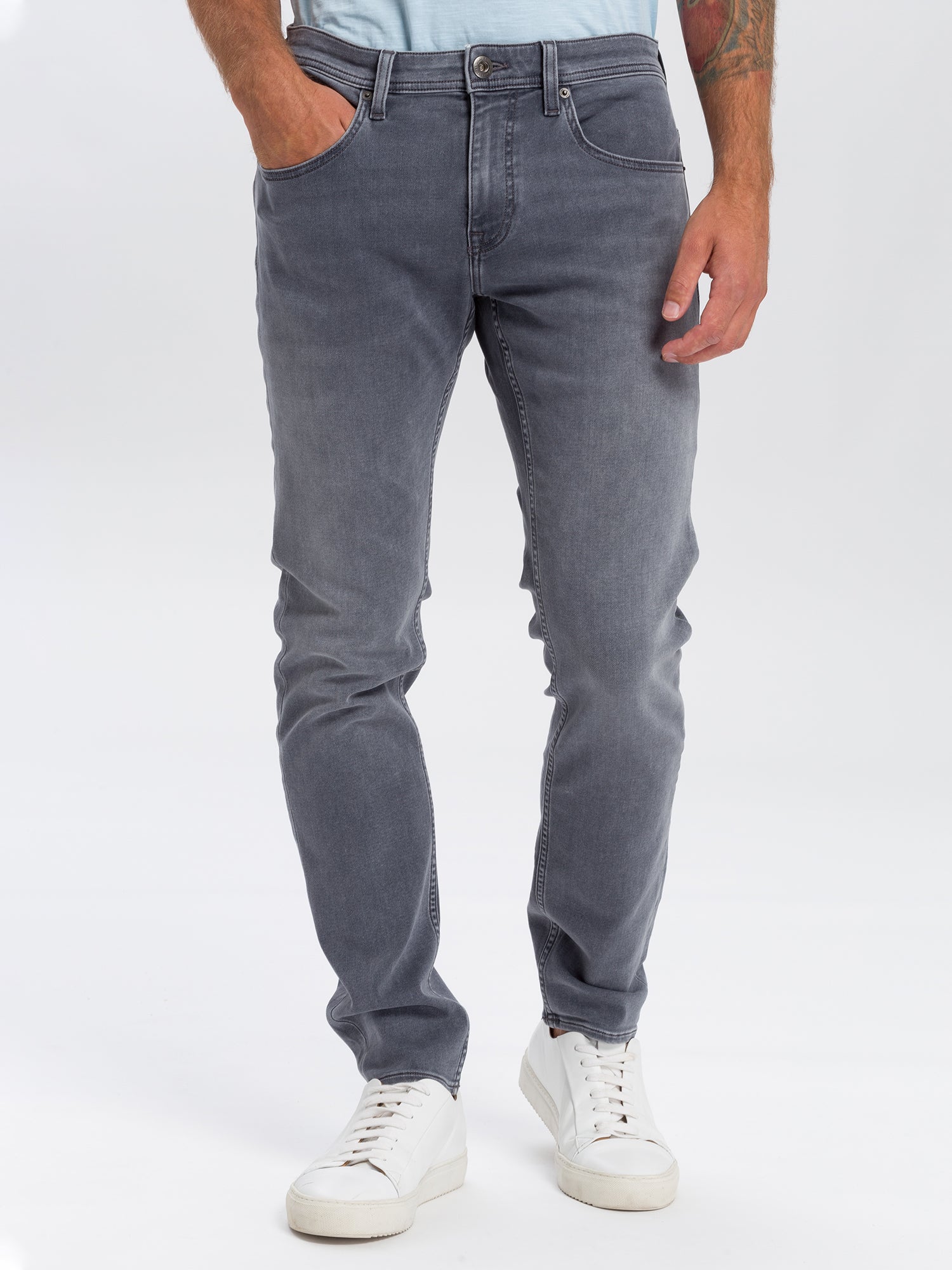CROSS JEANS JIMI - Vintage Mist Grey - E197-022