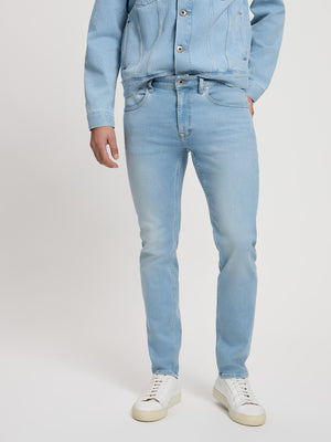 CROSS JEANS Jimi SWEAT DENIM - Sea Mist Blue - E197-041