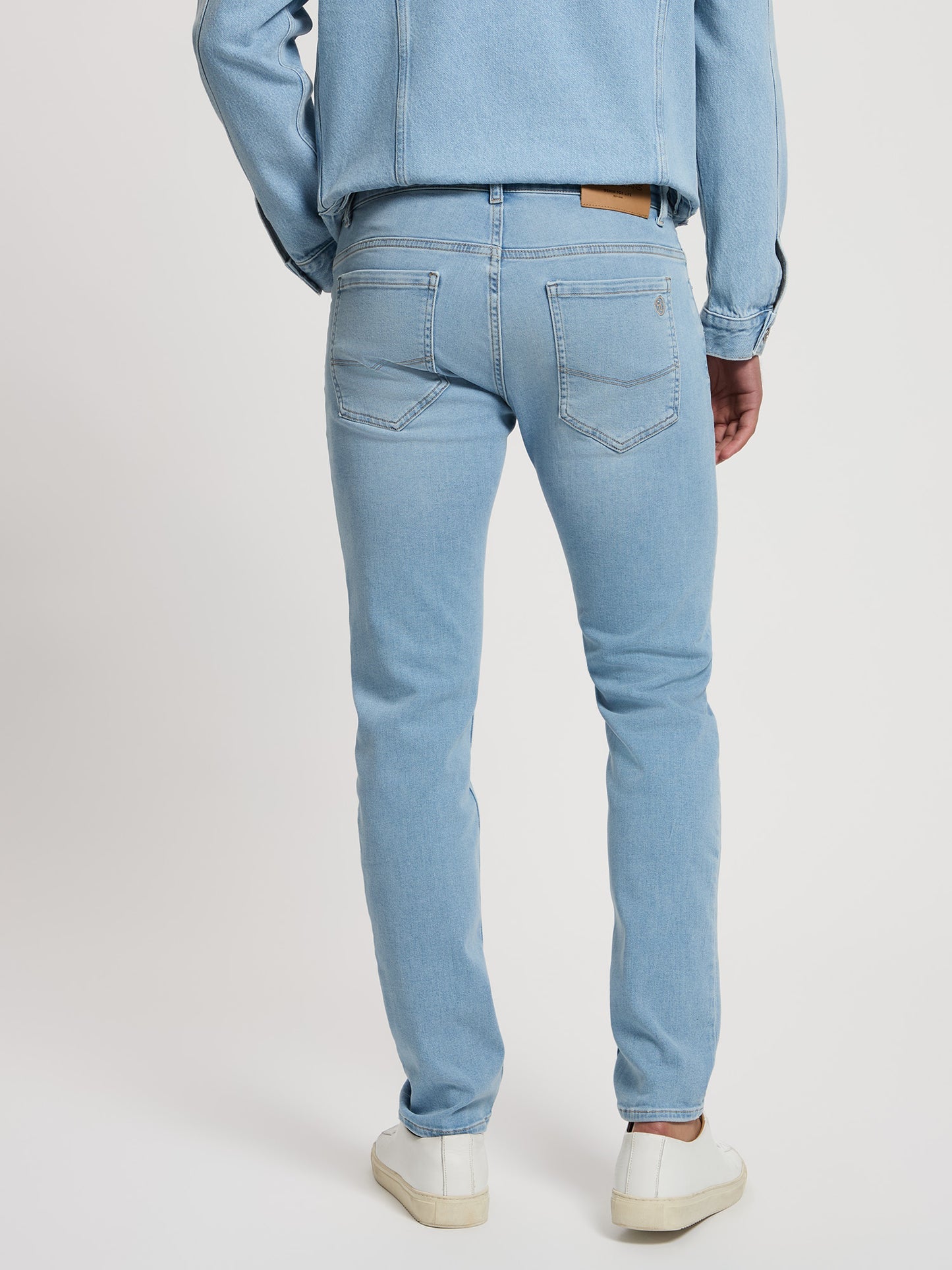 CROSS JEANS Jimi SWEAT DENIM - Sea Mist Blue - E197-041