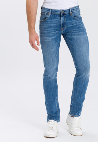 CROSS JEANS DAMIEN Five Pocket - Coastal Vintage Blue - E198-007