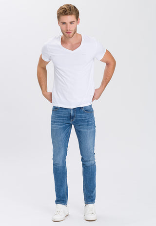 CROSS JEANS DAMIEN Five Pocket - Coastal Vintage Blue - E198-007