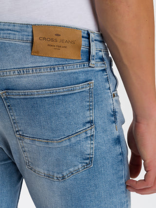CROSS JEANS DAMIEN Jeans - Sea Breeze Wash - E198-015