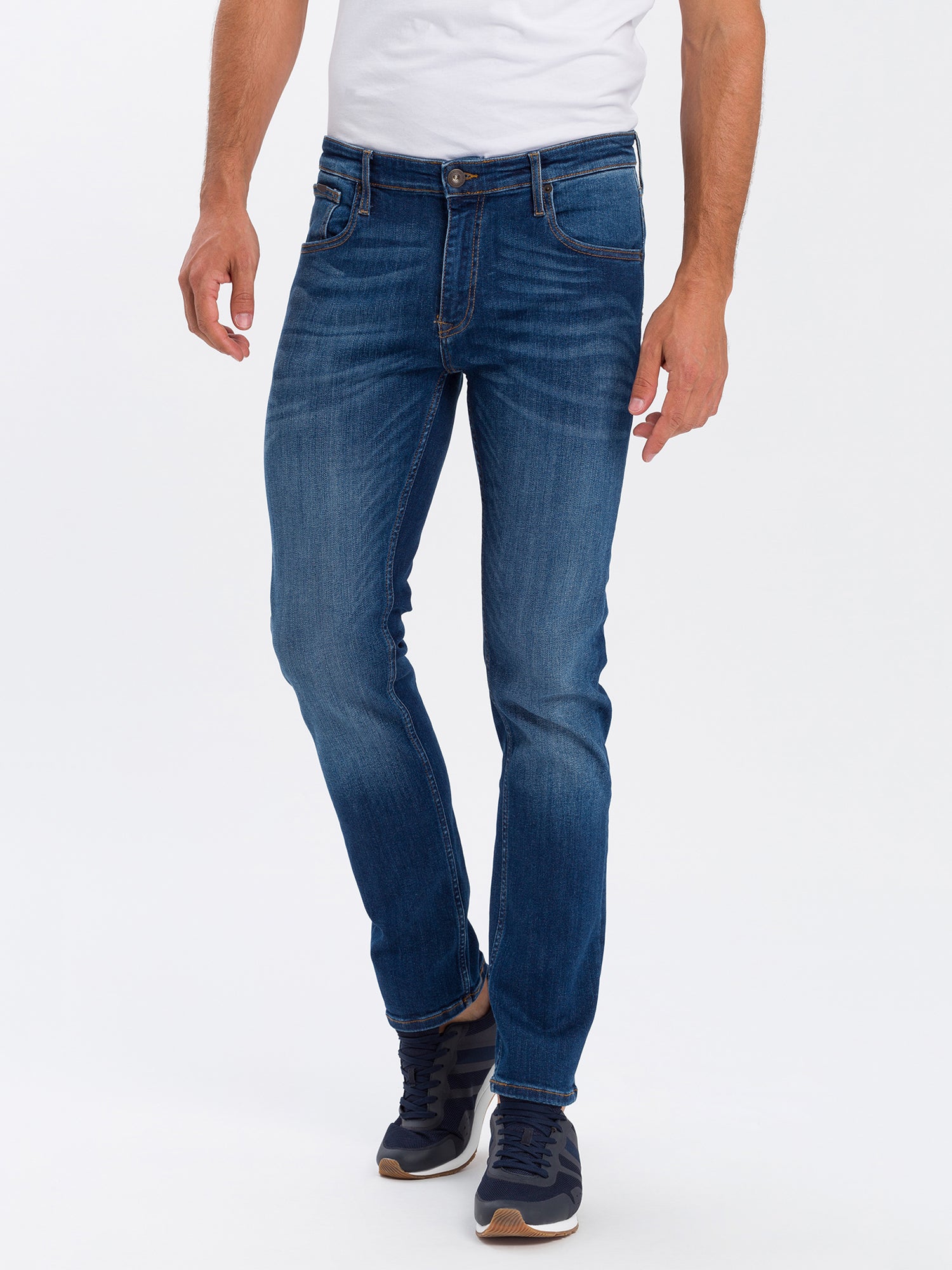 CROSS JEANS DAMIEN Jeans - Coastal Indigo Wash - E198-017