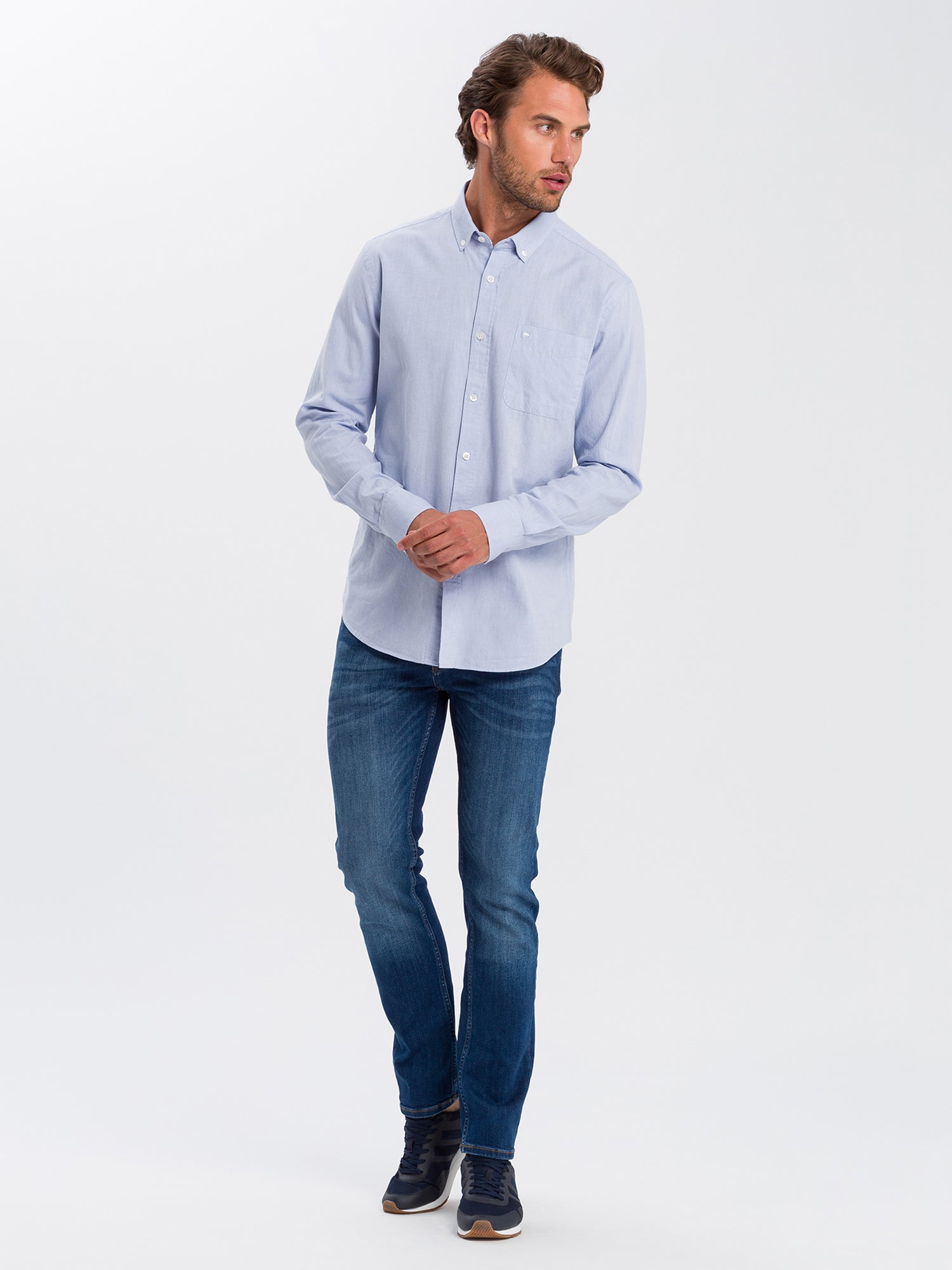 CROSS JEANS DAMIEN Jeans - Coastal Indigo Wash - E198-017 von Cross Jeans
