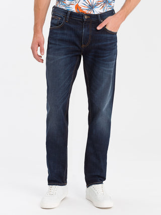 CROSS JEANS DAMIEN Five Pocket - Midnight Indigo - E198-019