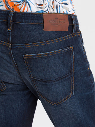 CROSS JEANS DAMIEN Five Pocket - Midnight Indigo - E198-019
