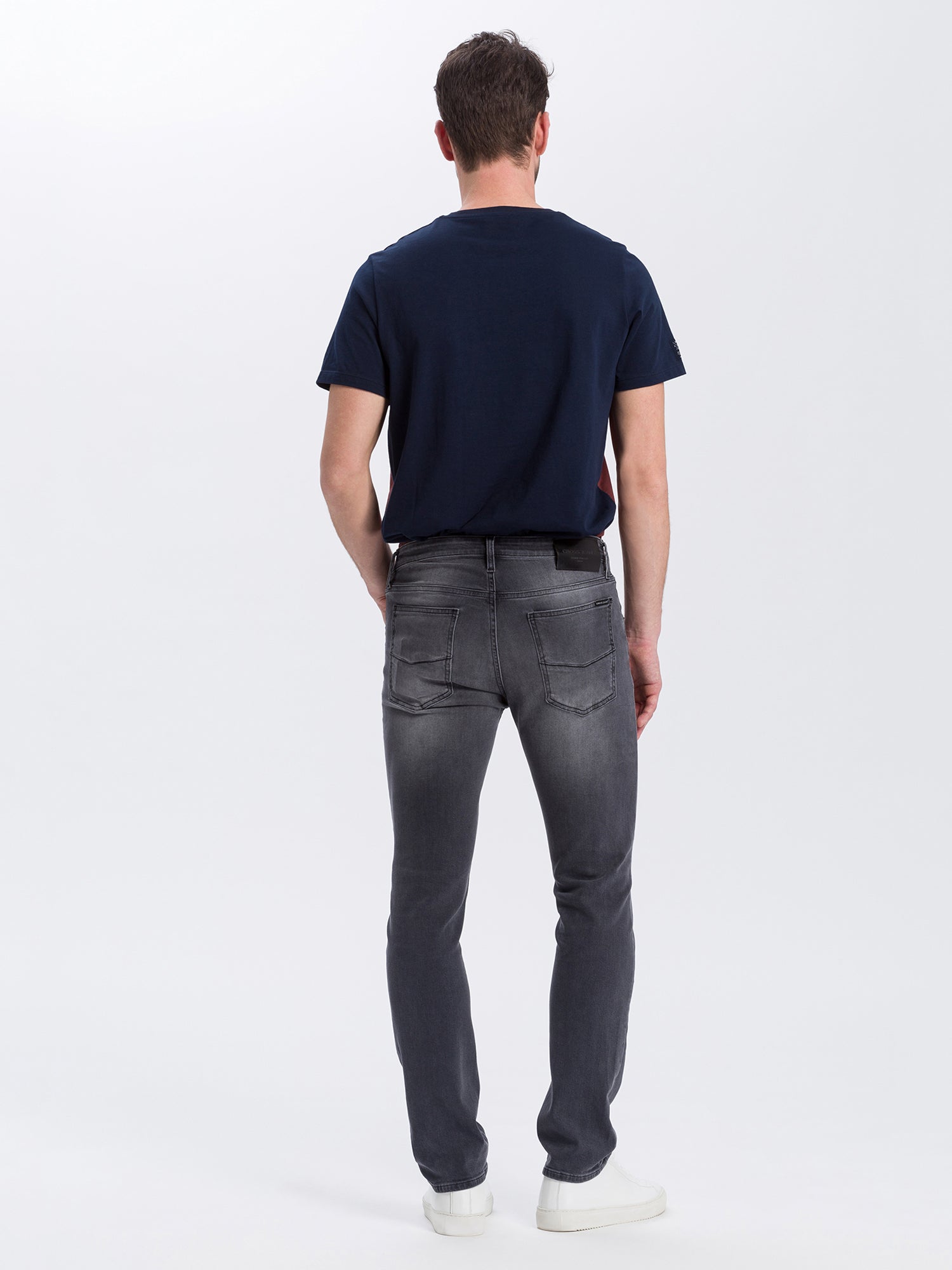 CROSS JEANS DAMIEN Five Pocket - Smoky Slate Grey - E198-021 von Cross Jeans
