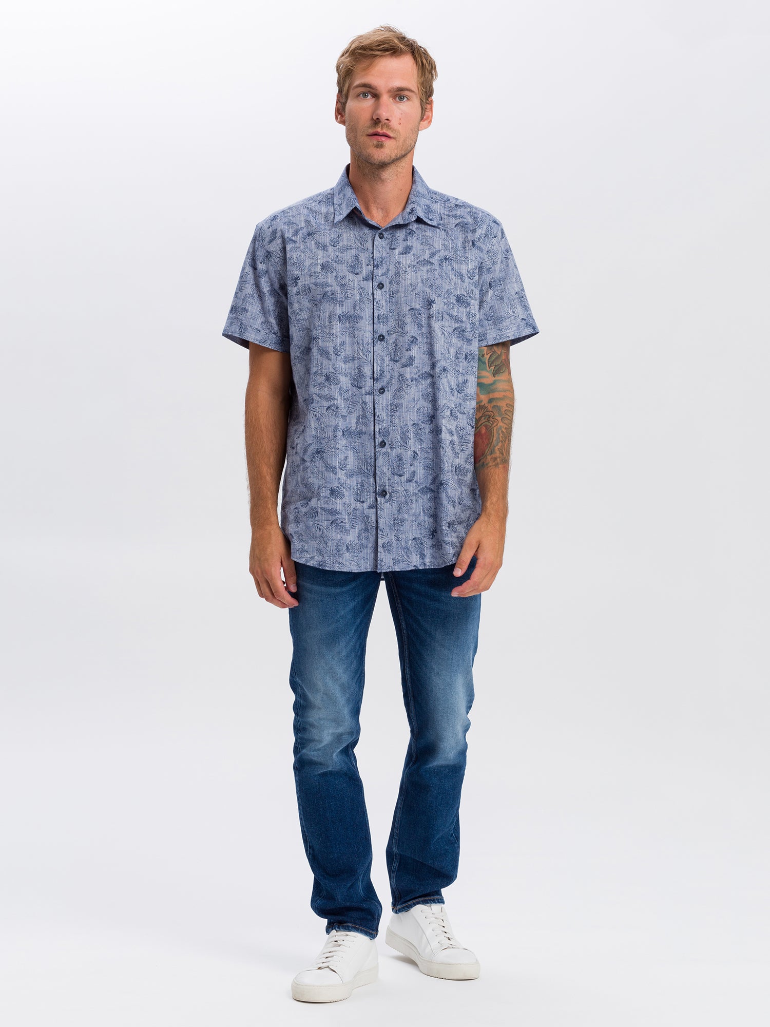 CROSS JEANS DAMIEN Jeans - Deep Harbor Blue - E198-024 von Cross Jeans