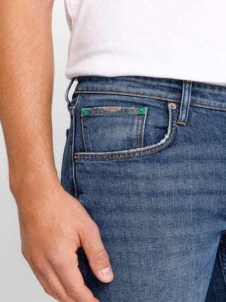 CROSS JEANS DAMIEN Jeans - Coastal Horizon Blue - E198-052