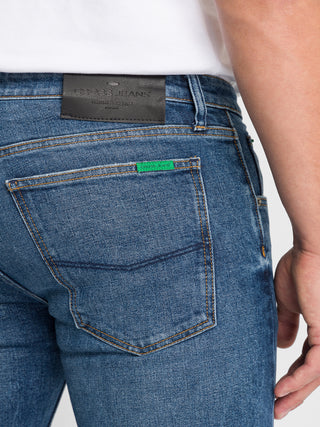 CROSS JEANS DAMIEN Jeans - Coastal Horizon Blue - E198-052