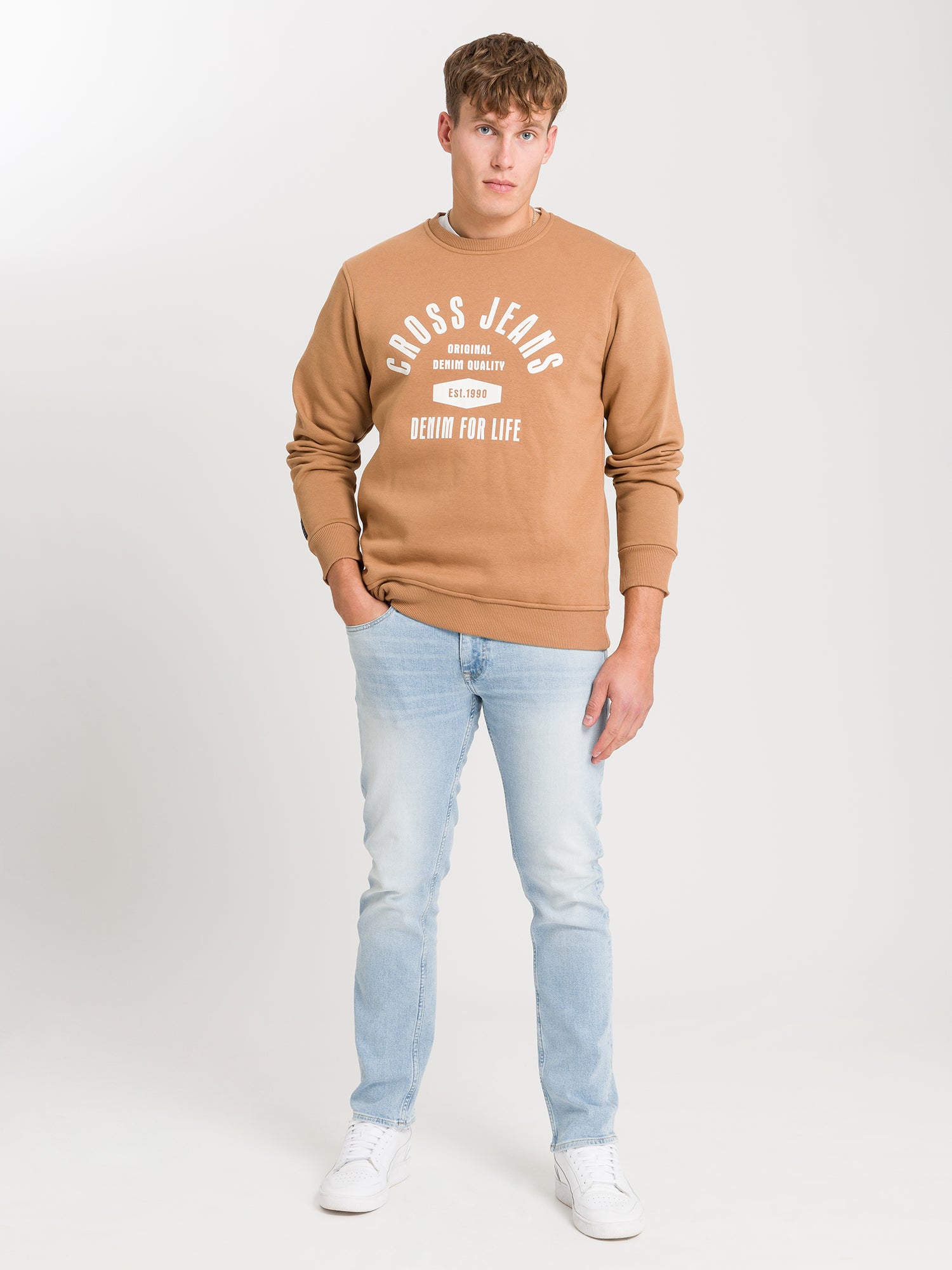 CROSS JEANS DAMIEN Jeans - Pearl Breeze Blue - E198-063 von Cross Jeans