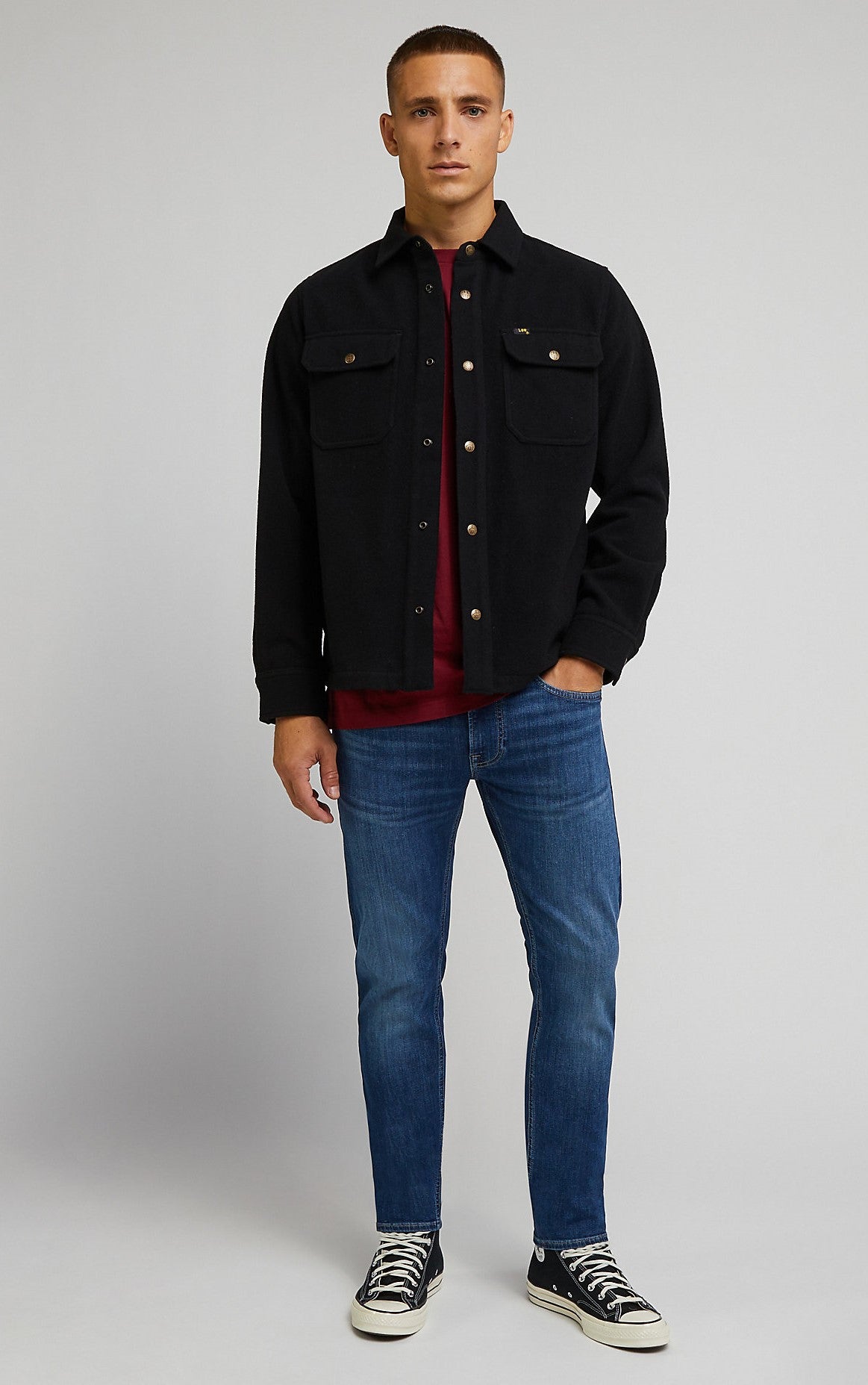 WRANGLER LUKE Five Pocket - Deep Indigo Blue - 112346319 von Wrangler