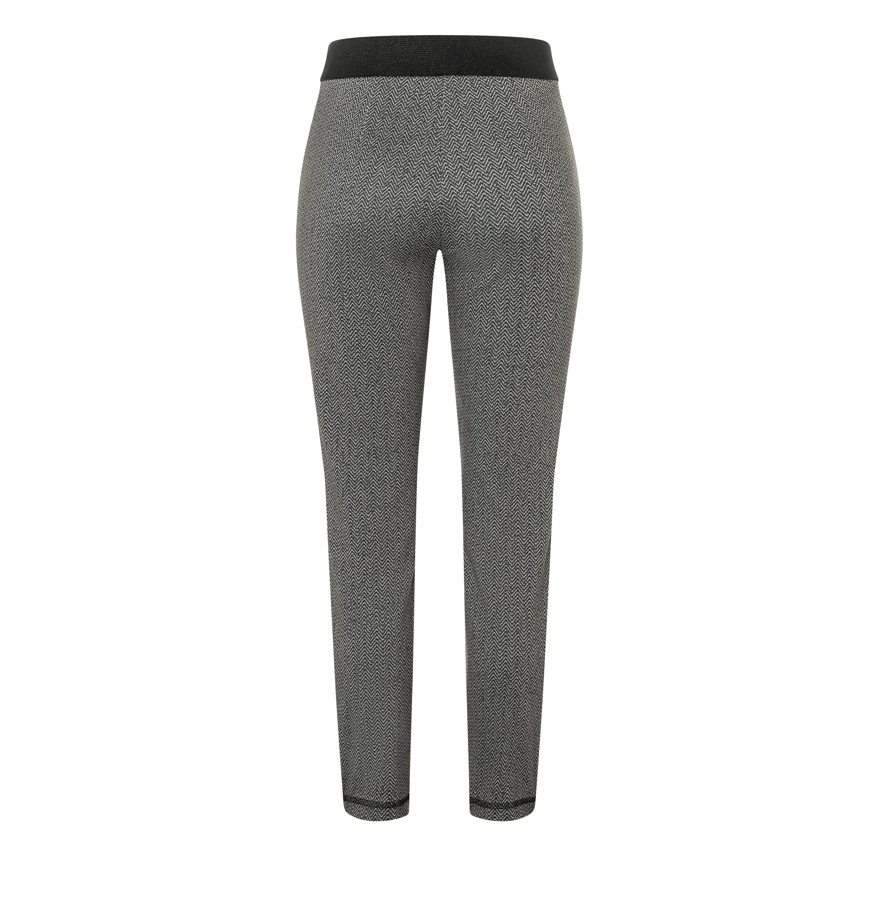 MAC EASY Tapered Jogpants - Slate Chevron Graphite - 2710-00-0107L-057B von MAC