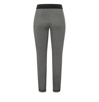 MAC EASY Tapered Jogpants - Slate Chevron Graphite - 2710-00-0107L-057B