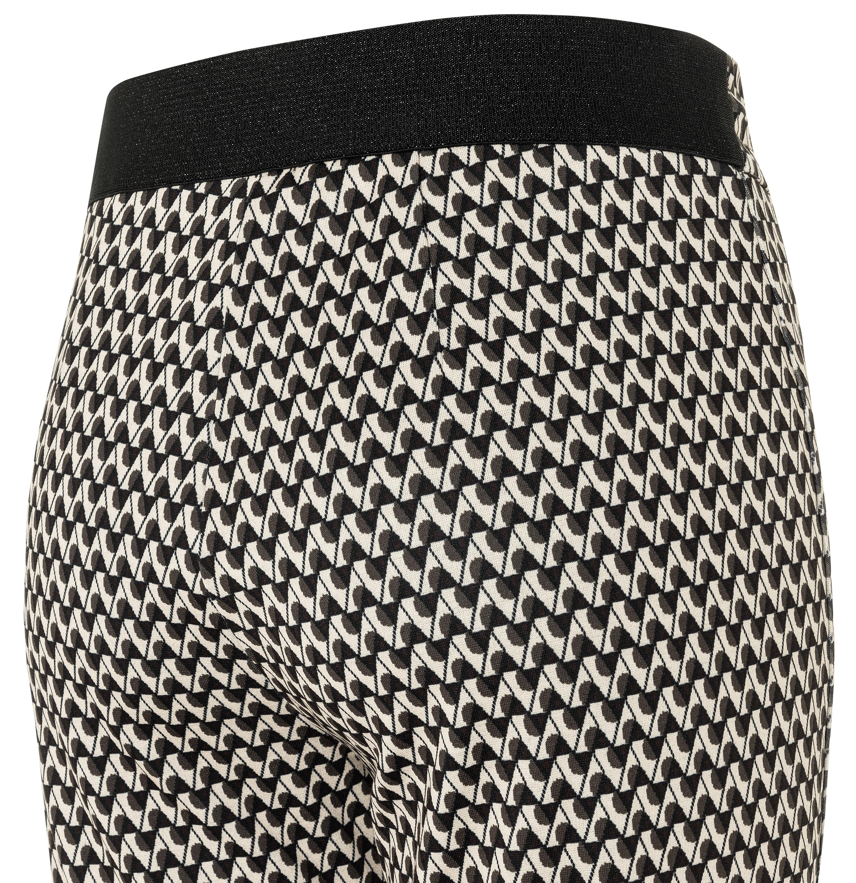 MAC EASY Jogpants - Houndstooth Sand - 2710-00-0107L-219B von MAC