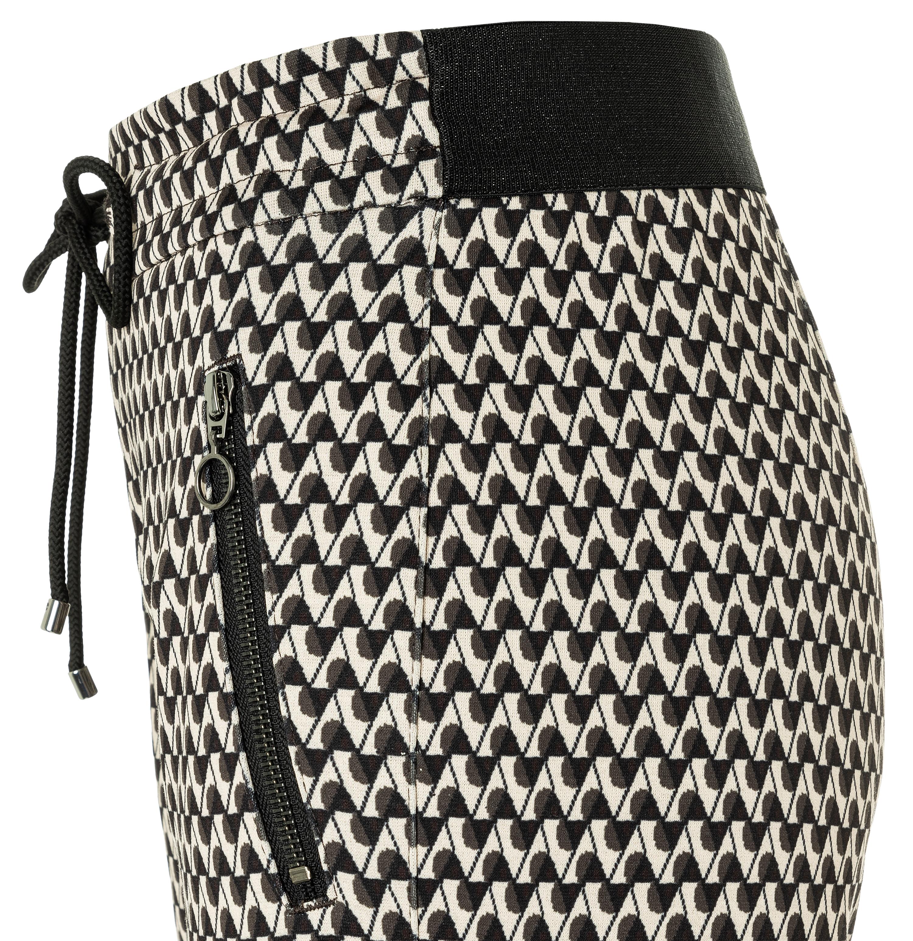 MAC EASY Jogpants - Houndstooth Sand - 2710-00-0107L-219B von MAC