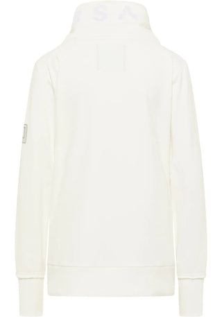 ELBSAND ALVIS Sweatjacke Stehkragen cloud white 70348.1660