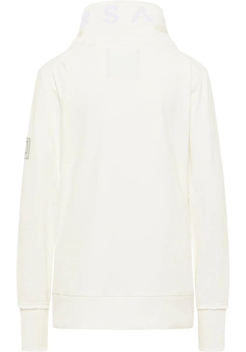 ELBSAND ALVIS Sweatjacke Stehkragen cloud white 70348.1660