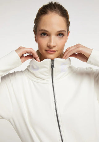 ELBSAND ALVIS Sweatjacke Stehkragen cloud white 70348.1660
