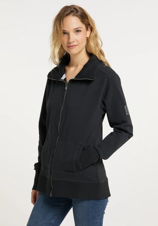 ELBSAND ALVIS Sweatjacke Stehkragen quartz 70348.9940