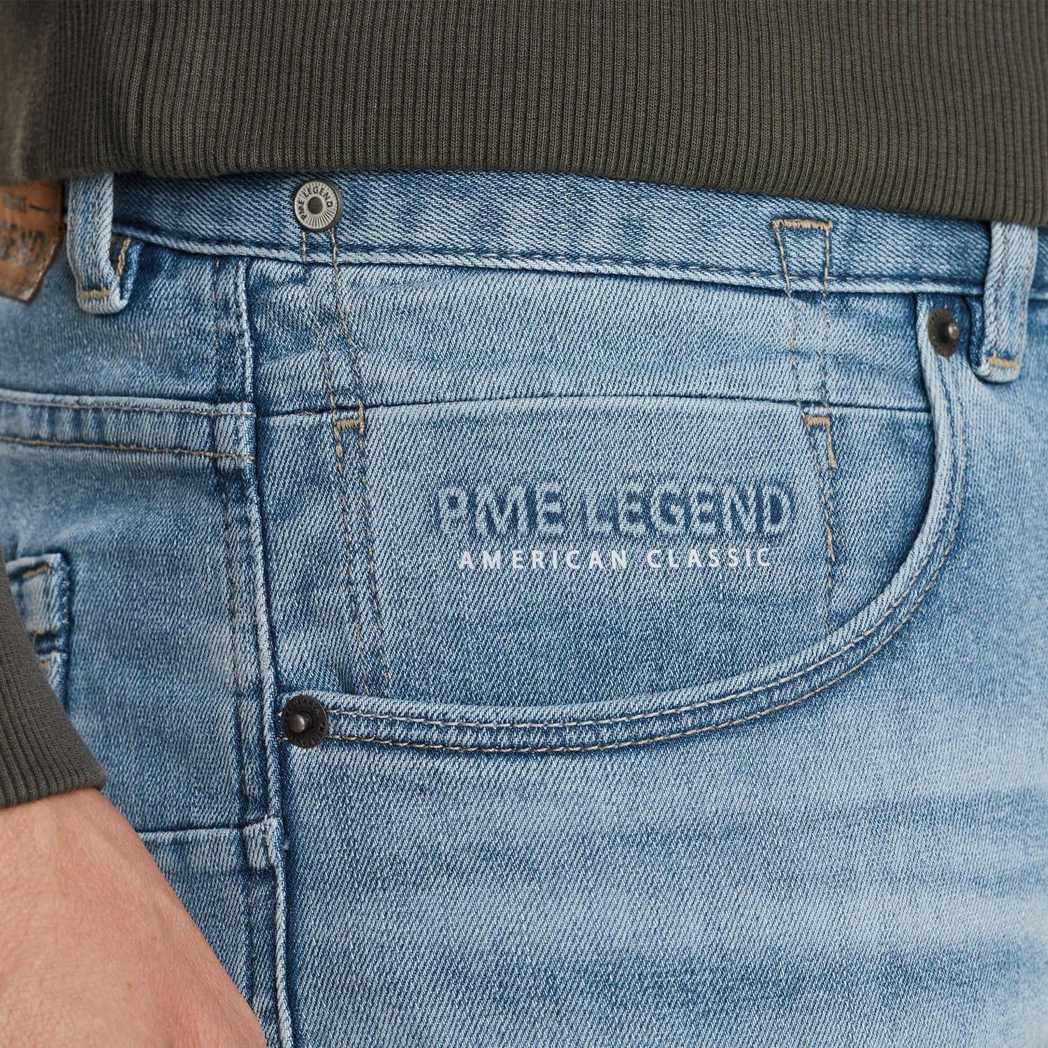 PME LEGEND Nightflight Five Pocket - Cloud Harbor Blue - PTR120-ESB von PME Legend