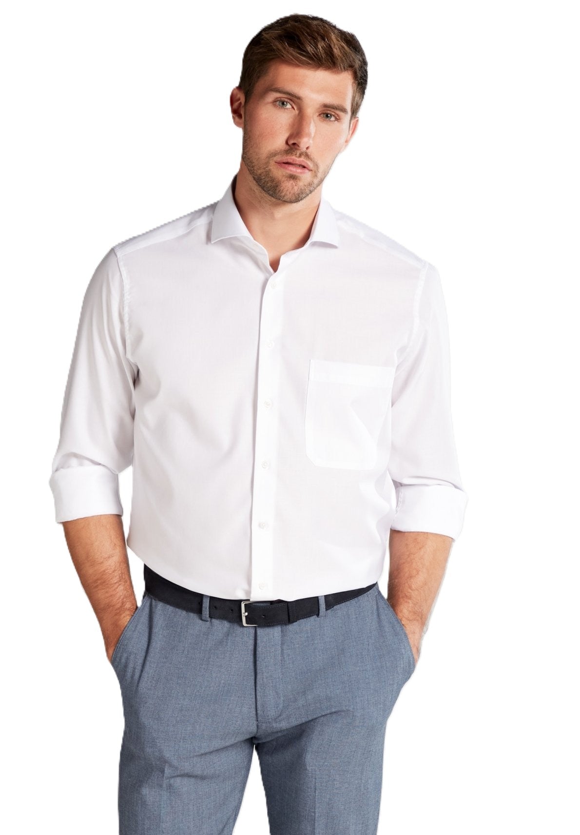 ETERNA COMFORT FIT Langarm Hemd - Ivory Cloud - 3340-00-E18V