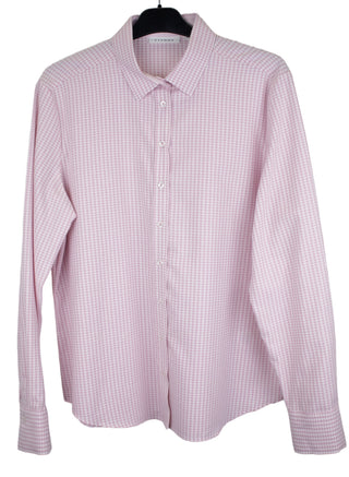 ETERNA MODERN CLASSIC Flanellbluse - Blush Gingham Rose - 6267 D780.51