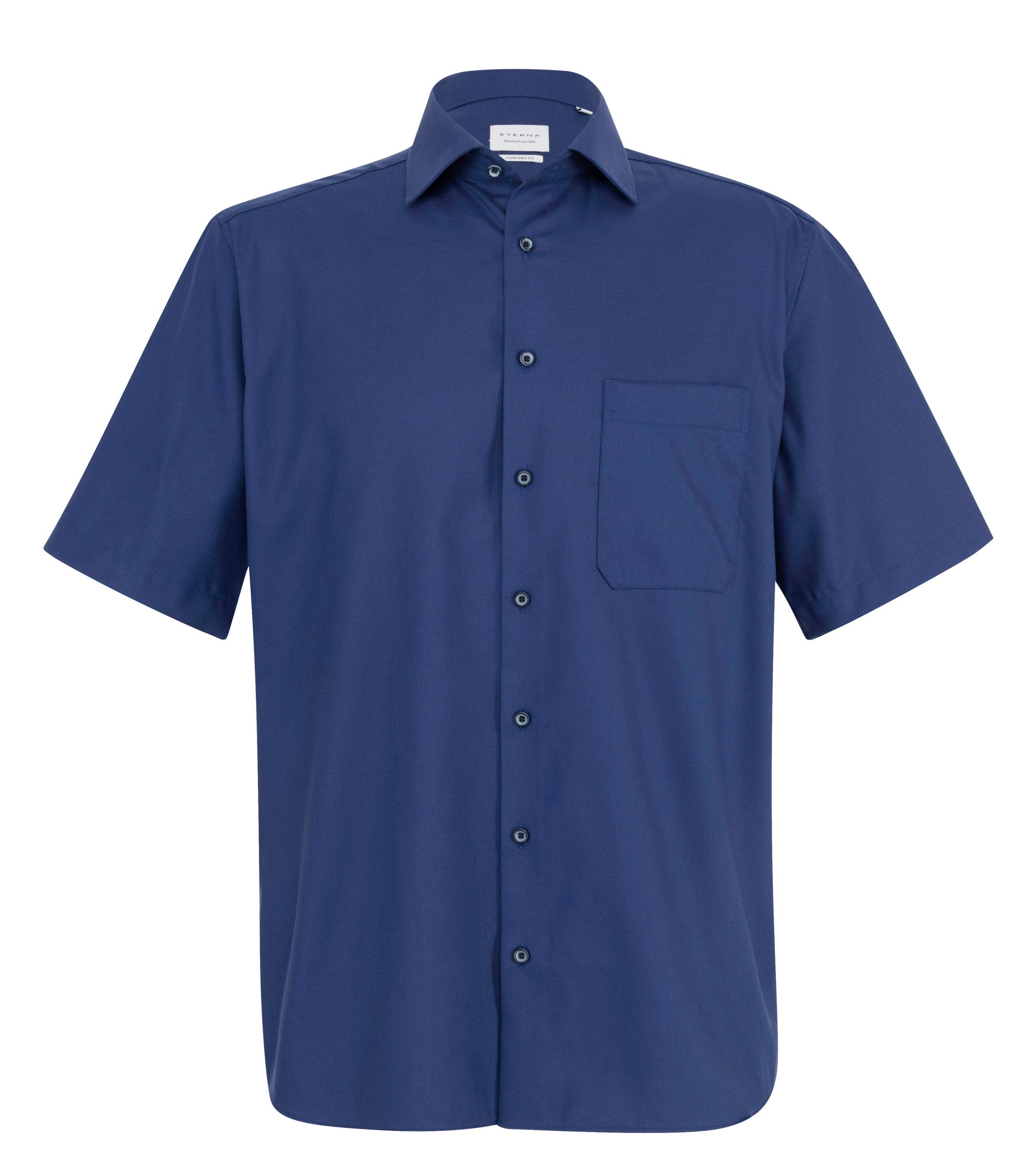 ETERNA COMFORT FIT Kurzarm Hemd - Midnight Navy - 8202-19-K19K