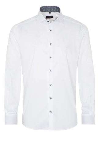 ETERNA Modern Fit Performance Shirt - Crystal Snow White - 4194-00-X14K