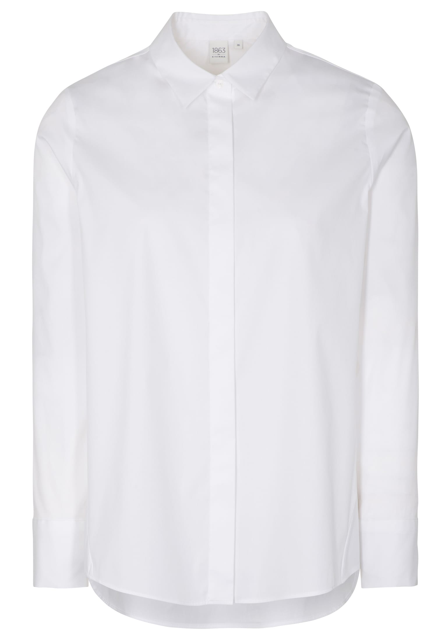 ETERNA 1863 Classic Fit Bluse - Frosted Cotton White - 5212-00-DP40