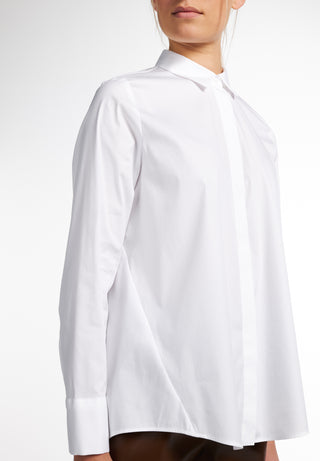 ETERNA 1863 Classic Fit Bluse - Frosted Cotton White - 5212-00-DP40