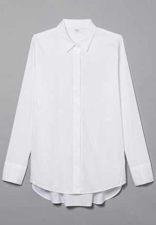 ETERNA 1863 Classic Fit Bluse - Frosted Cotton White - 5212-00-DP40