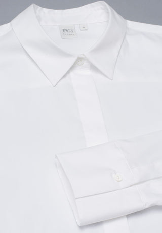 ETERNA 1863 Classic Fit Bluse - Frosted Cotton White - 5212-00-DP40