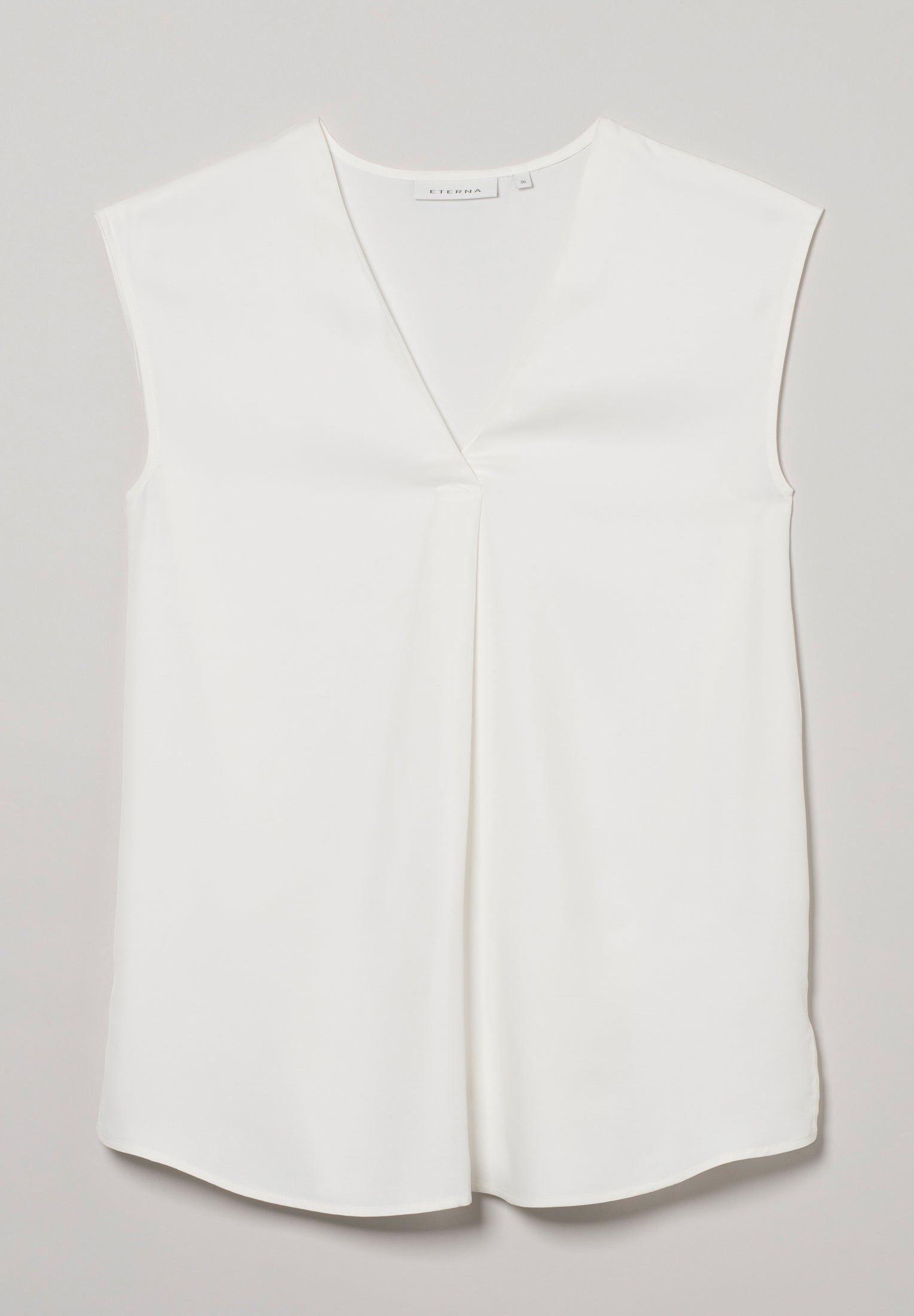 ETERNA CLASSIC FIT ohne Arm Bluse - Pearl Whisper White - 5270-01-A993 von Eterna