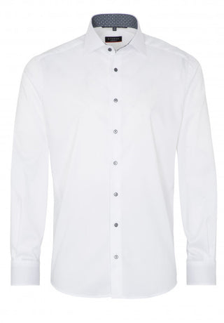 ETERNA SUPER SLIM Performance Shirt Langarm Hemd - Arctic White - 3377-00-Z141