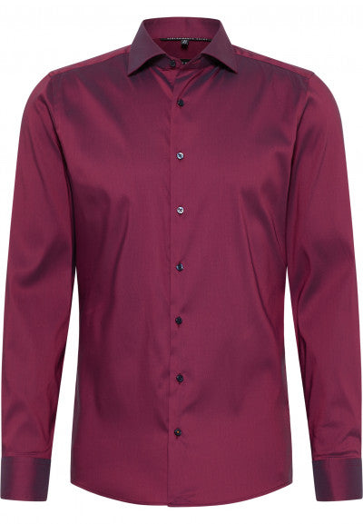 ETERNA COMFORT FIT Performance Shirt Langarm Hemd - Plum Royale Twill - 3377-58-E17K