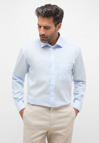 ETERNA COMFORT FIT Langarm Hemd - Sky Mist Poplin - 1100-10-E19K