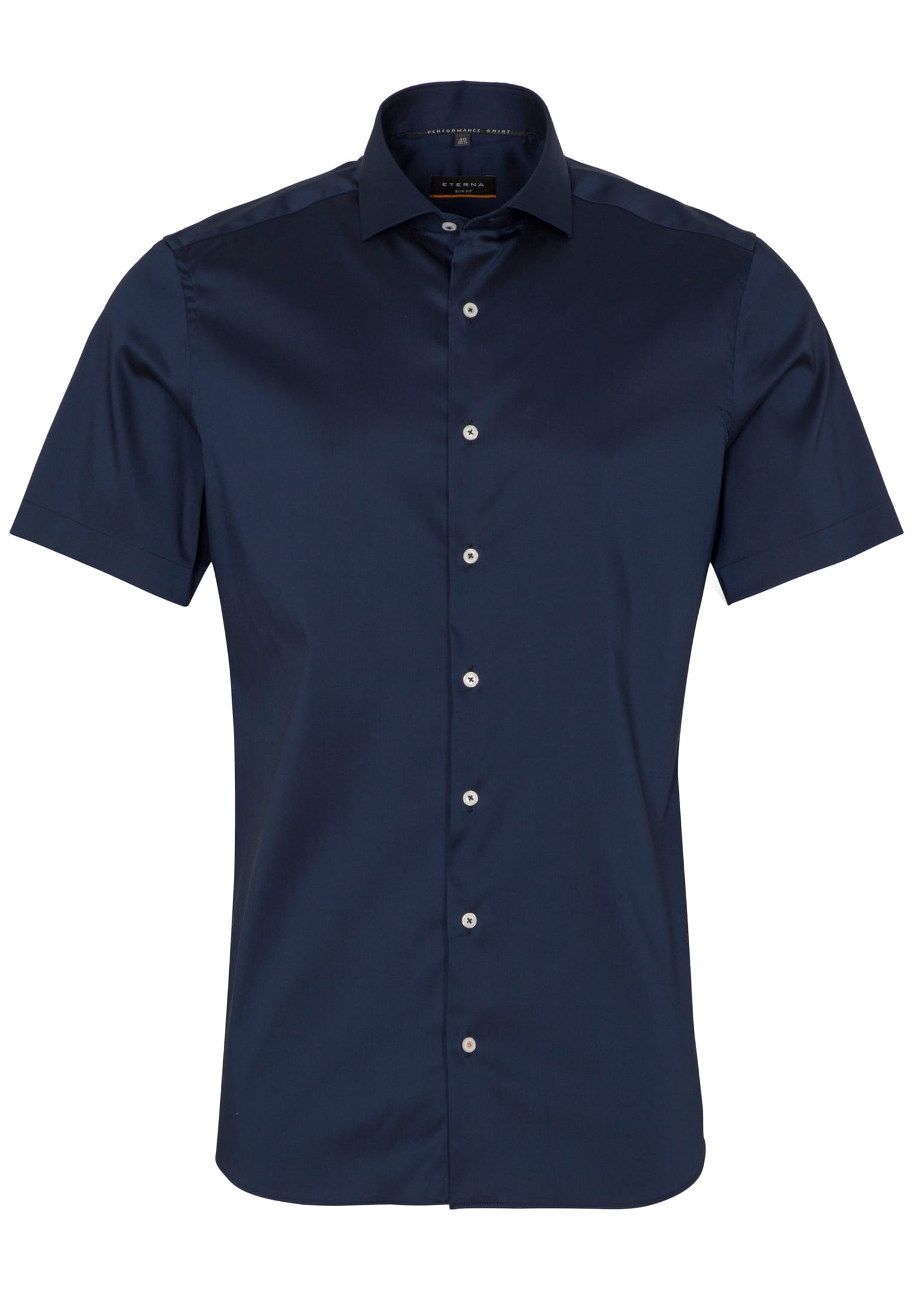 ETERNA SLIM FIT Performance Shirt - Deep Atlantic Navy - 3377-19-G182