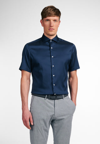 ETERNA SLIM FIT Performance Shirt - Deep Atlantic Navy - 3377-19-G182