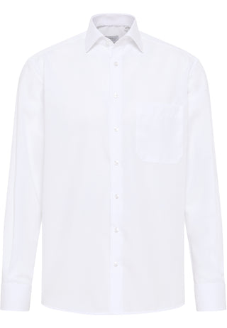 ETERNA COMFORT FIT Langarm Hemd - Pure Ivory Poplin - 1100-00-E19K